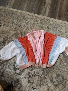 BUCKETLIST Pink and Light Pink Cozy Sweatshirt